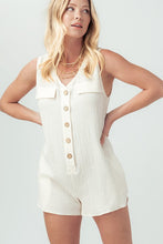 Load image into Gallery viewer, MARIANA- CREAM ROMPER